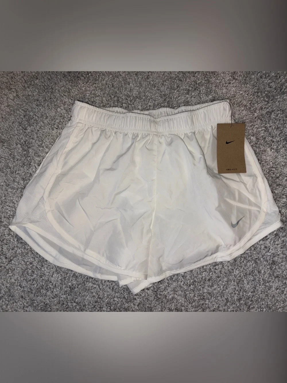 Nike Women’s White Athletic Running Shorts